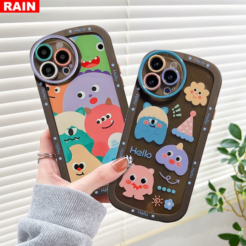 Ốp Điện Thoại Họa Tiết Quái Vật Cho OPPO A57 2022 A77S A16 A16K A15 A54 A53 A12 A5S A7 A3S A31 A52 A83 A92 A37 F9 A1K F1s