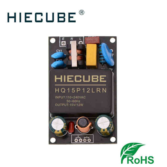 Nguồn xung cách ly HIECUBE AC-DC 15V/0.8A có EMC