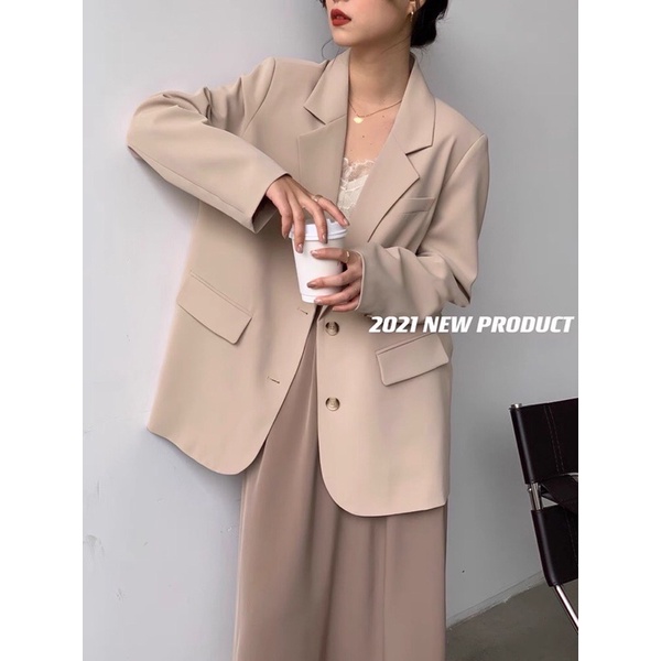 Áo Blazer/ Vest 2 lớp dày dặn có lót freesize Hàn Quốc