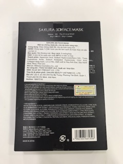 Mặt nạ Sakura 3D Face Mask