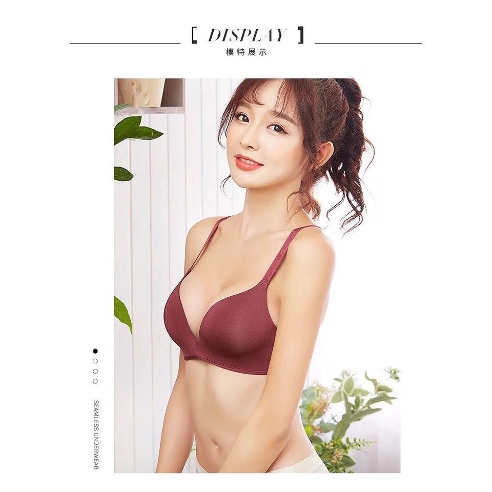 [MA345#] áo lót nữ nhật trơn không gọng mút mỏng không nâng cao su non tự nhiên mềm mại giặt máy không | BigBuy360 - bigbuy360.vn