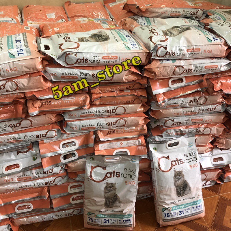 Catsrang 5kg New - thức ăn hạt cho mèo mọi lứa tuổi date mới (HSD 18 tháng)