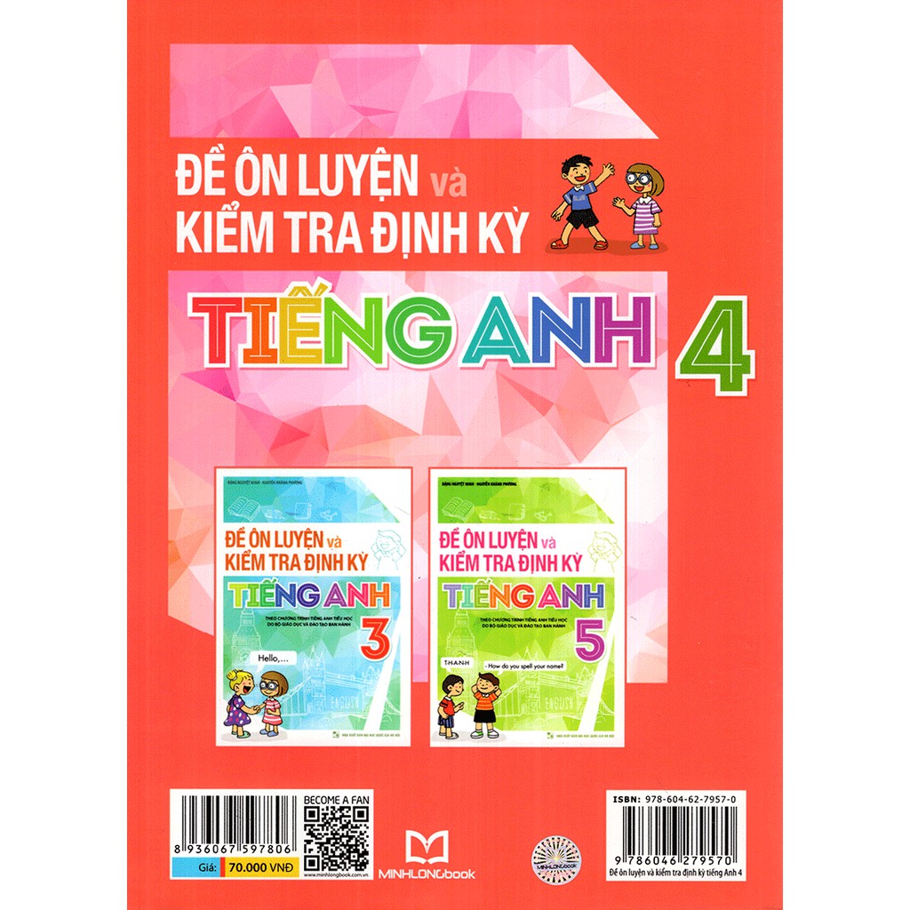 Sách: Đề Ôn Luyện Và Kiểm Tra Định Kỳ Tiếng Anh Lớp 4