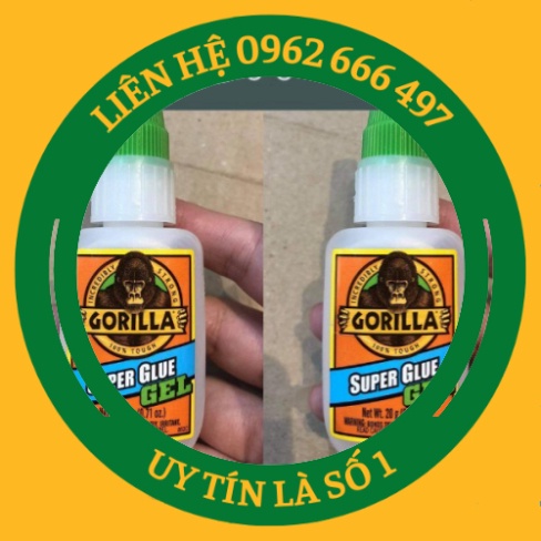Keo dán Gorilla super glue gel - 20g