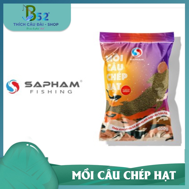 Mồi câu chép hạt sapham