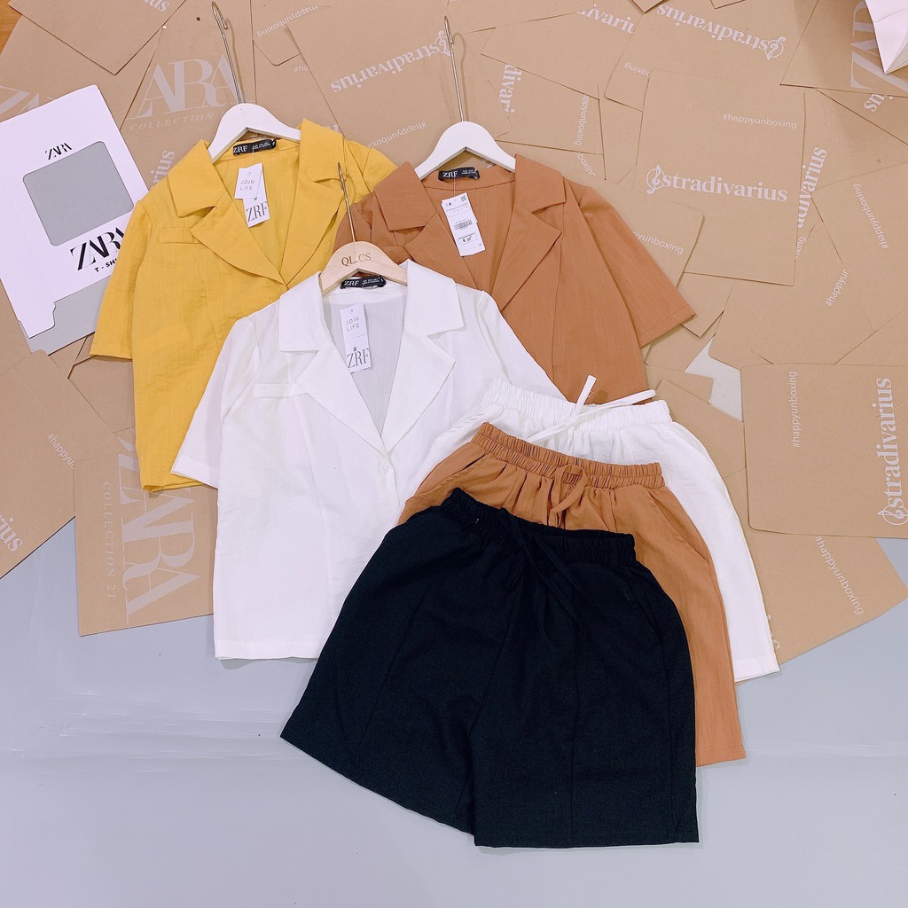 BNU222 - SET VEST CỘC NGẮN 3 MÀU CHO NỮ | BigBuy360 - bigbuy360.vn