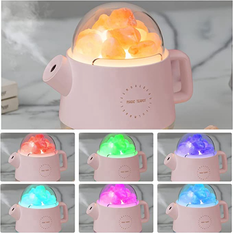 Máy Phun Sương Tạo Độ Ẩm Không Khí Bằng Đá Muối Nano Sáng Tạo Cho Văn Phòng