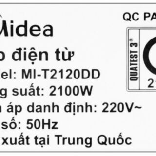 Bếp từ Midea MI-T2120DD