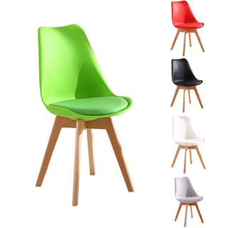 Ghế đệm Eames Nhập Khẩu ( chân gỗ ) Đủ Màu