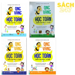 Ong Vàng Học Toán Dành Cho Trẻ 4-6 Tuổi (Bộ 4 Cuốn)