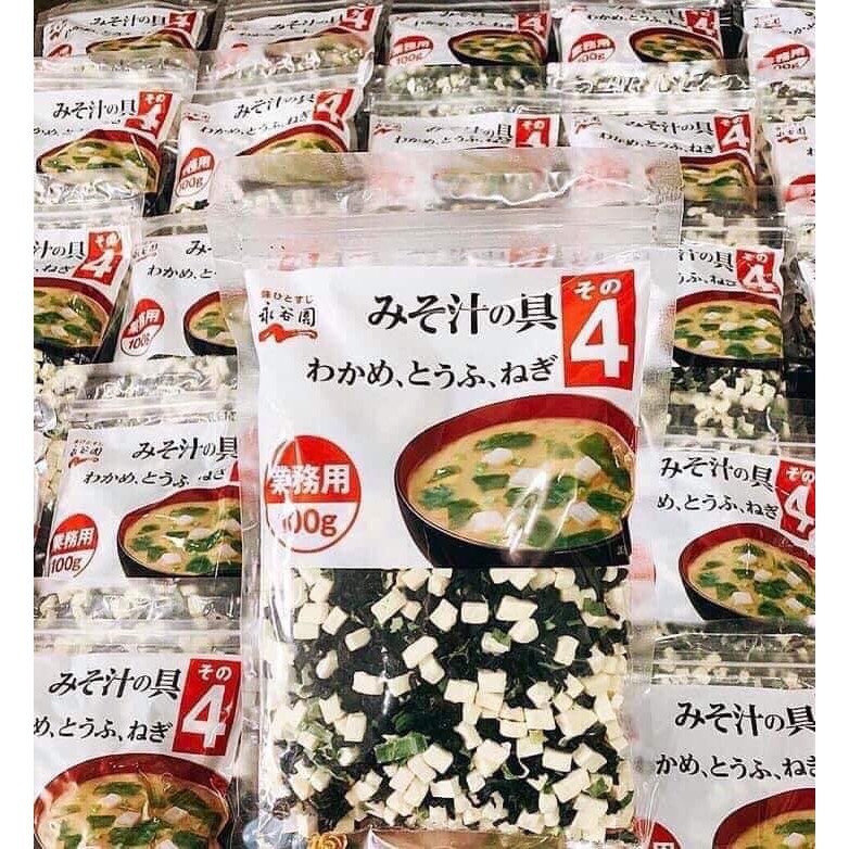 Canh Rong Biển Đậu Hũ 100g Nhật Bản (Canh Miso) HSD: 03/2022