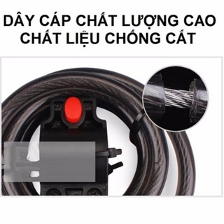 Khóa xe đạp,xe máy 5 số đổi được mật khẩu
