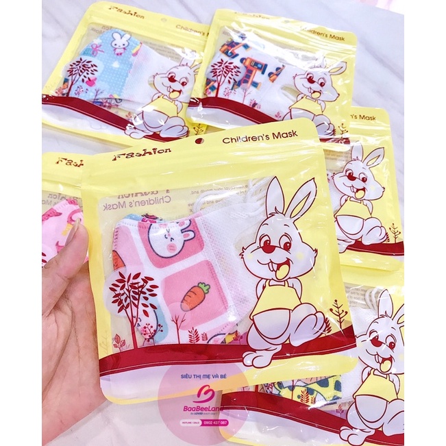 Khẩu trang 3D cho bé - BAABEELAND