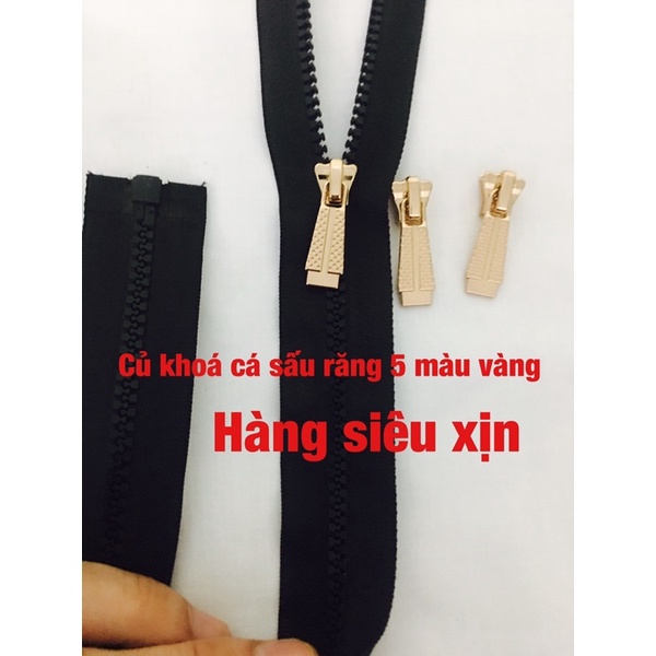 10 chiếc củ khoá cá sấu răng 5 lấp lánh trang trí áo đẹp