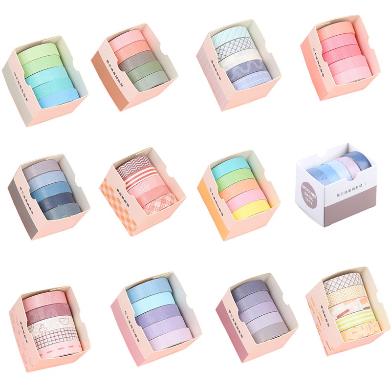 Set Băng Dính Washi Siêu Hấp Dẫn Và Sáng Tạo Làm Quà Tặng Cho Trẻ Em Học Sinh Trên Giáng Sinh Lễ Tạ Ơn Hoặc