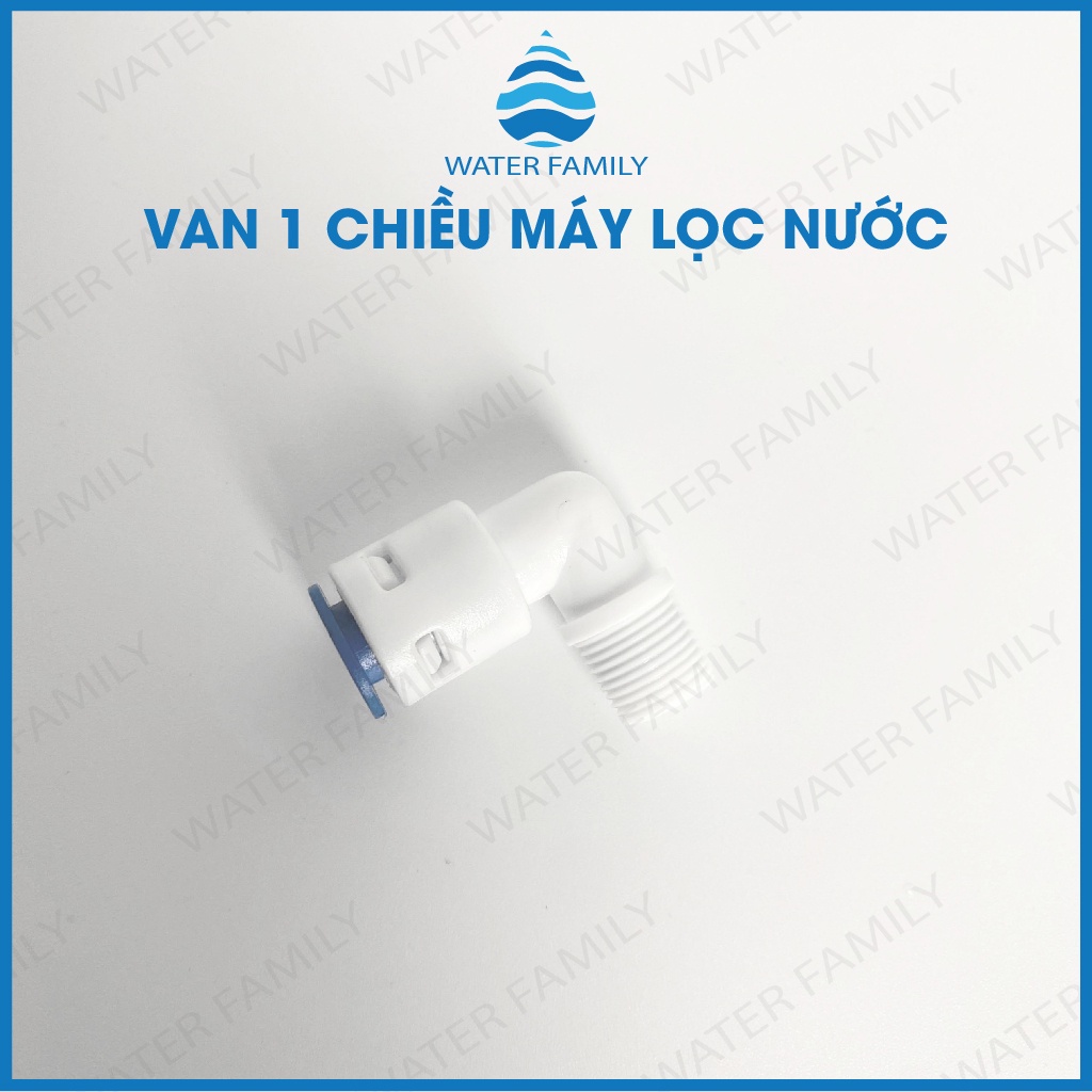 Van 1 chiều, van co vuông của máy RO 1 đầu ren 10-1 đầu dây 6