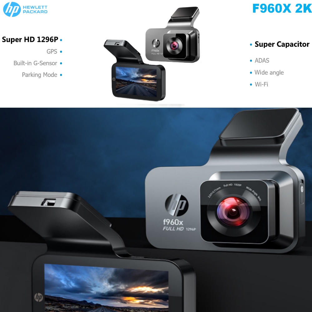 Camera Hành Trình HP F960X - Video 2K - Wifi - GPS - ADAS - Pin Siêu Tụ Điện | BigBuy360 - bigbuy360.vn
