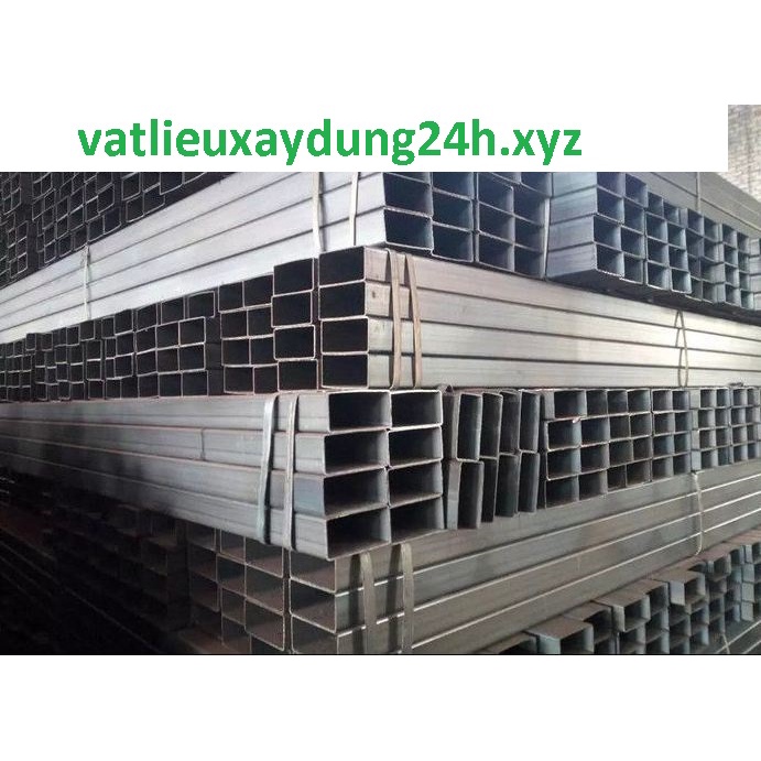 Thép hộp chữ nhật hòa phát  MK 13 x 26 x 1.0 x 6m-vatlieuxaydung24h.xyz