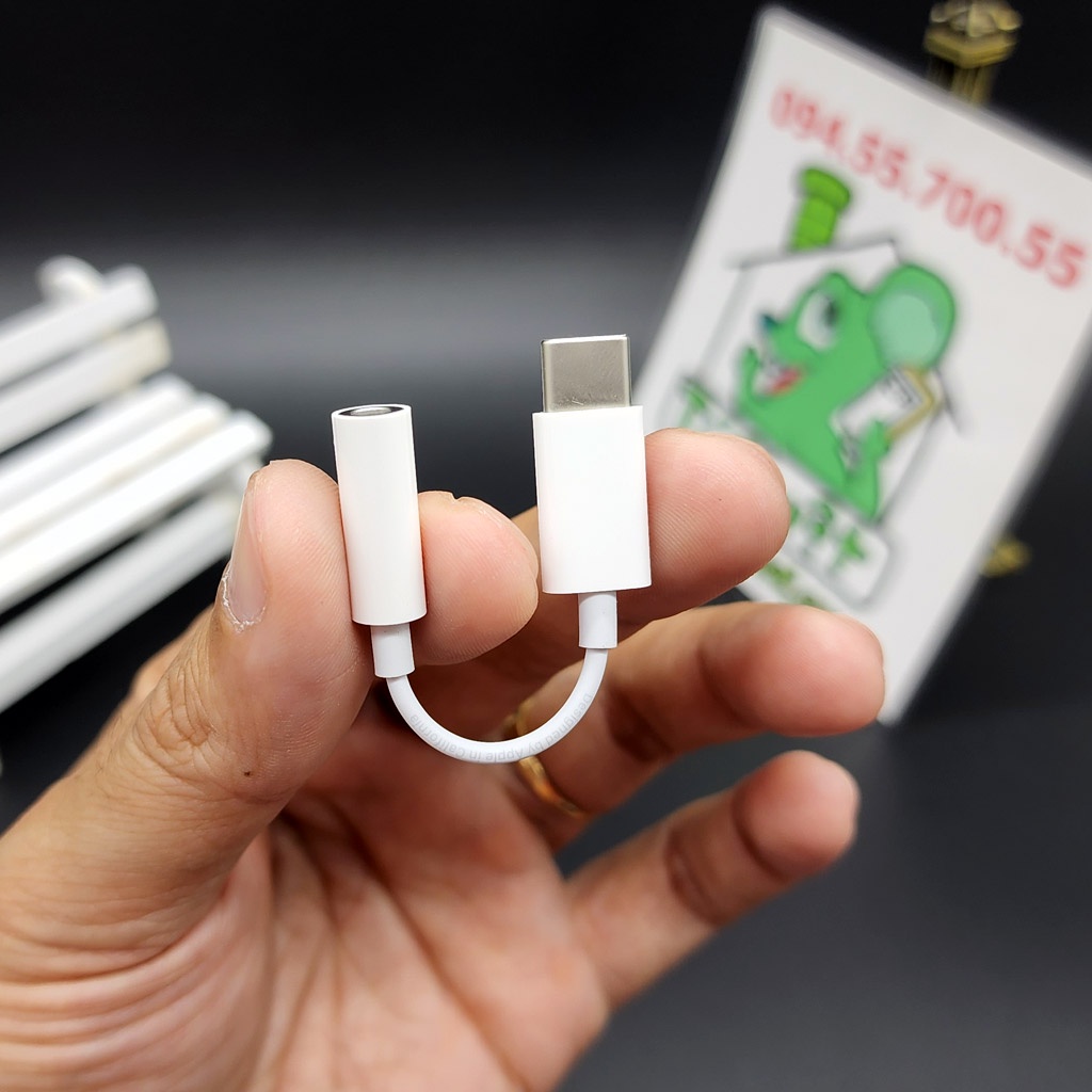 Jack chuyển cổng usb Type-C ra Tai Nghe 3.5mm cho i.P@d Pro-Air 4/5-Mini 6