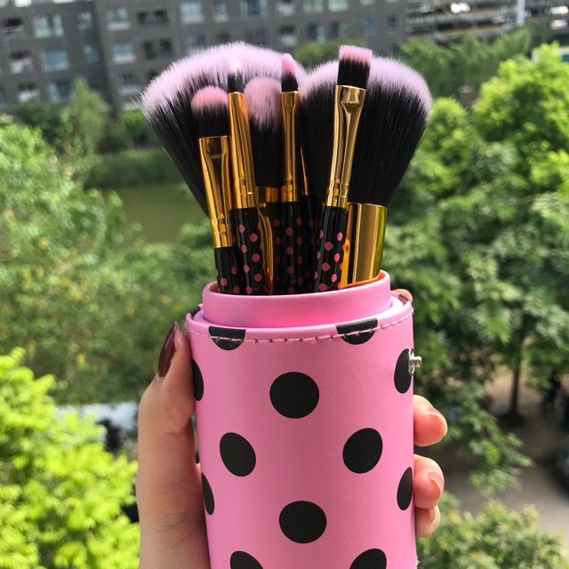 Bộ cọ Pink A-dot của Bhcosmetics