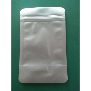 Túi Zip 2 mặt bạc / trong 15x22