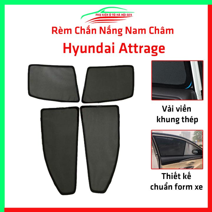 Bộ rèm chắn nắng Attrage cố định nam châm thuận tiện