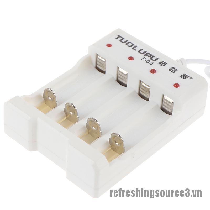 Bộ Sạc Pin Li-ion / Ni-Mh 4 Ngăn Cho Pin AA / AAA