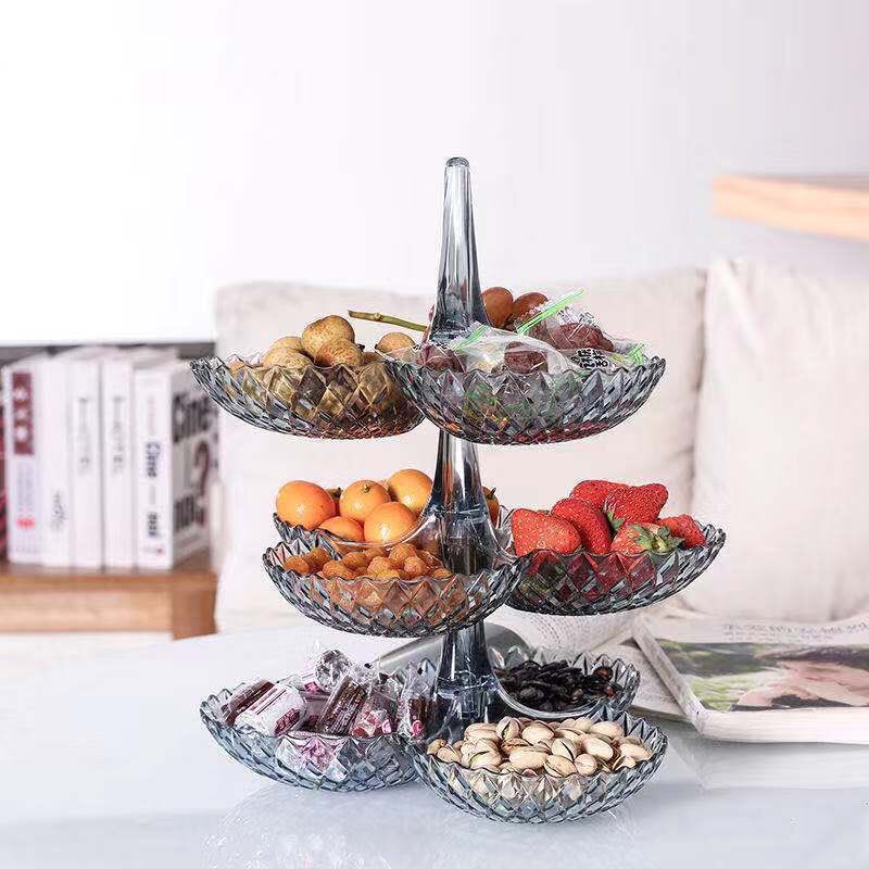 Khay nhựa để bánh kẹo 3 tầng - lẻ 1 khay