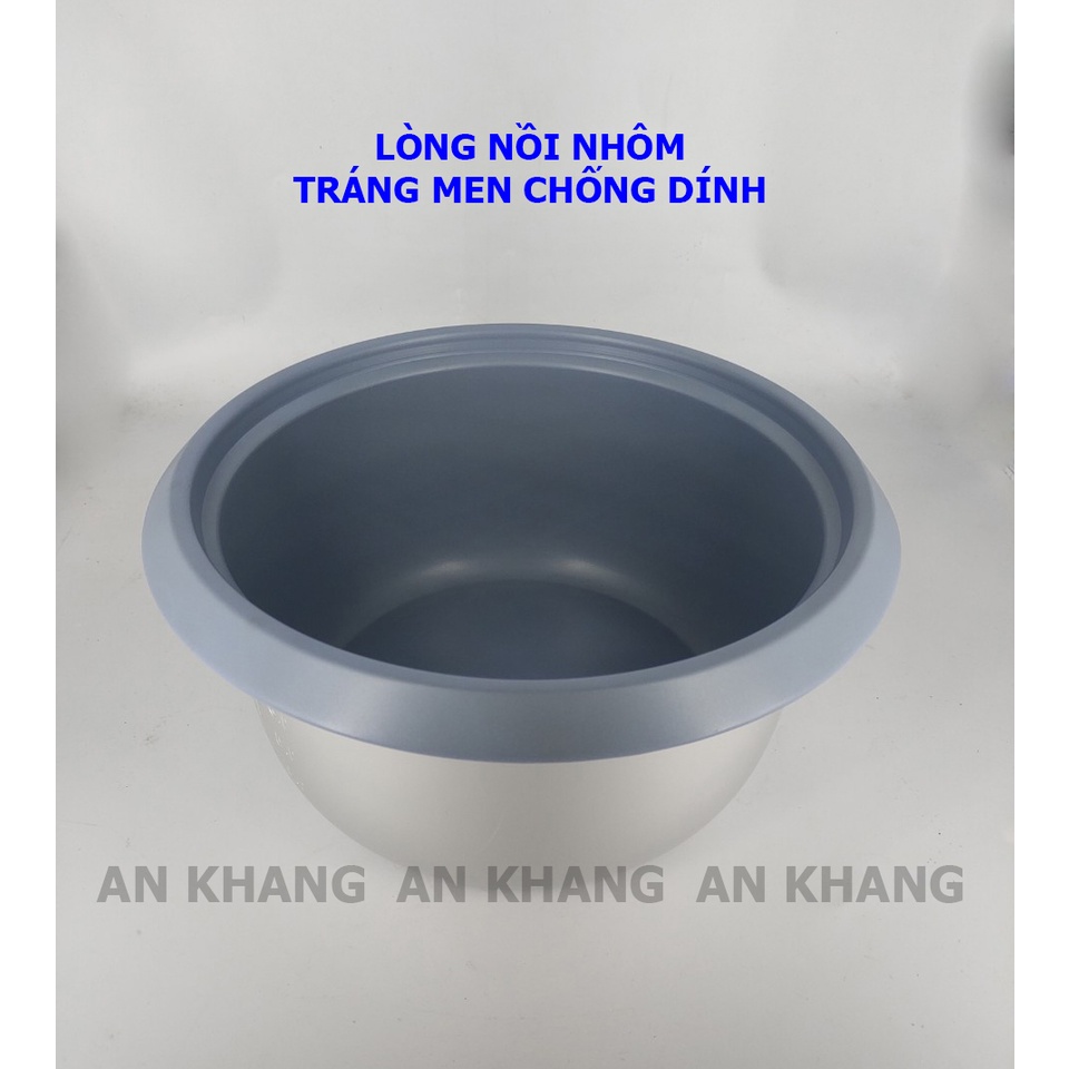 Nồi Cơm Điện 2.2L 2.2 Lít Aidi MR-SM2.2NR 6-8 Người Ăn - Chống Dính - Hàng Chính Hãng (Bảo Hành 12 Tháng)