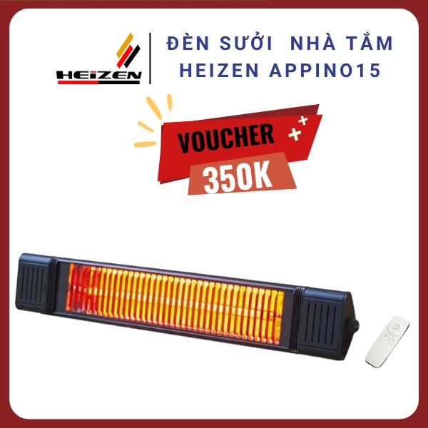 Đèn suởi nhà tắm Heizen Appino15 - Bảo hành chính hãng 10 năm