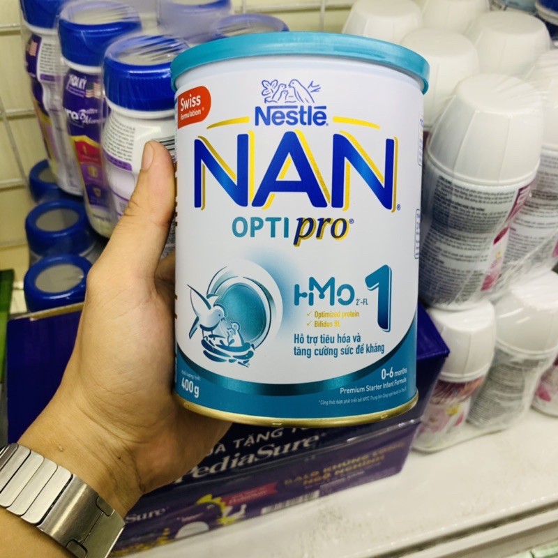 Sữa Bột Nestlé NAN Optipro 1 và 2 (400g)