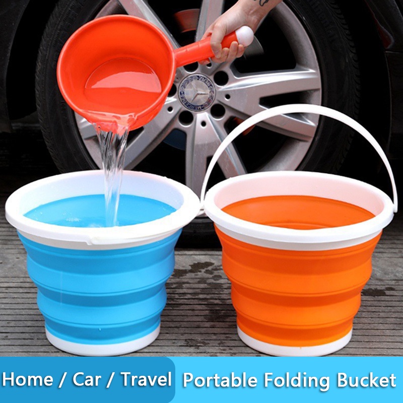 Xô Nhựa Silicone Có Thể Gấp Gọn Tiện Dụng