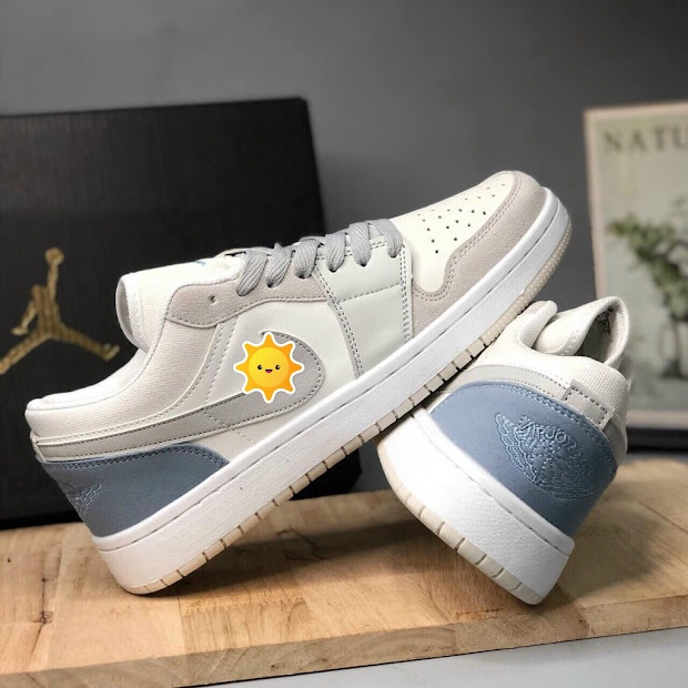 Giày Jordan 1 Low Paris, Giày sneaker Jordan paris xám xanh cổ thấp - video ảnh thật giày nam nữ full box bill | BigBuy360 - bigbuy360.vn