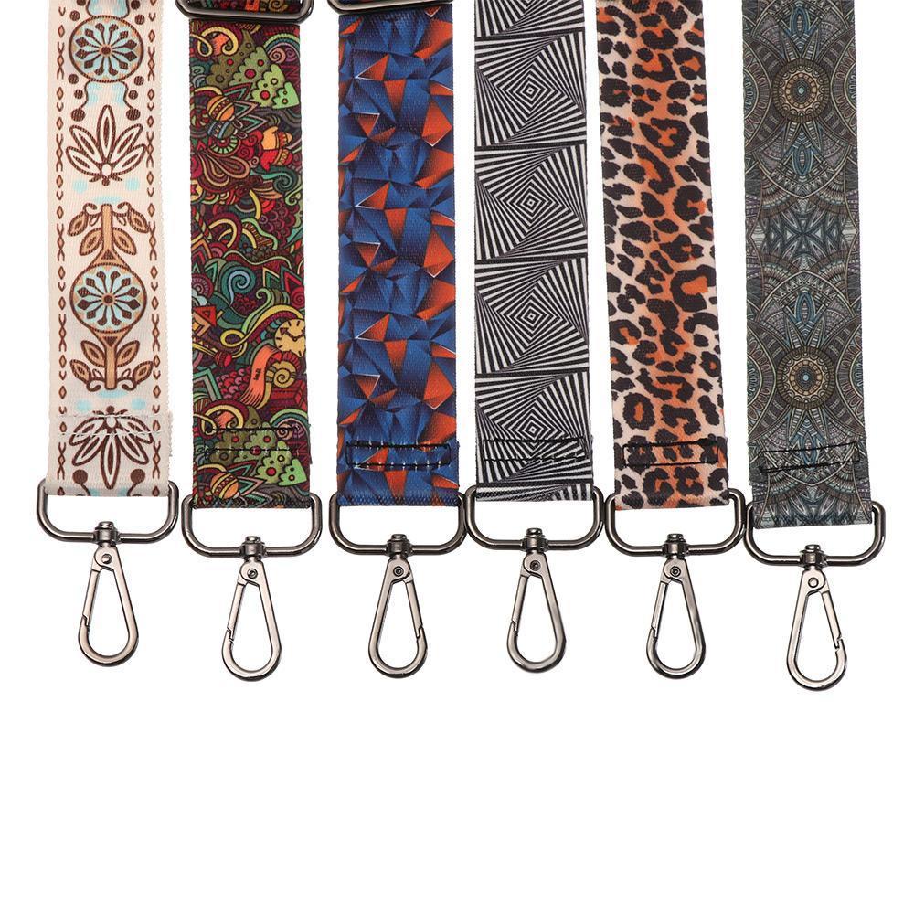 LEISURE Dây Đeo Túi Xách Bằng Nilon Màu Cầu Vồng Thời Trang