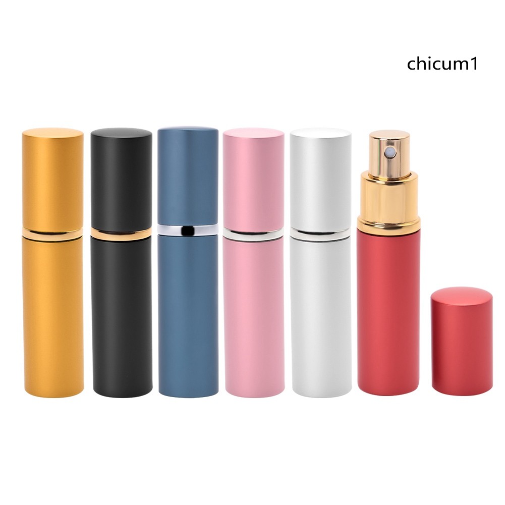 [Hàng mới về] Chai Xịt Nhôm Rỗng 10ml Dùng Để Chiết Nước Hoa Mang Theo Khi Đi Du Lịch