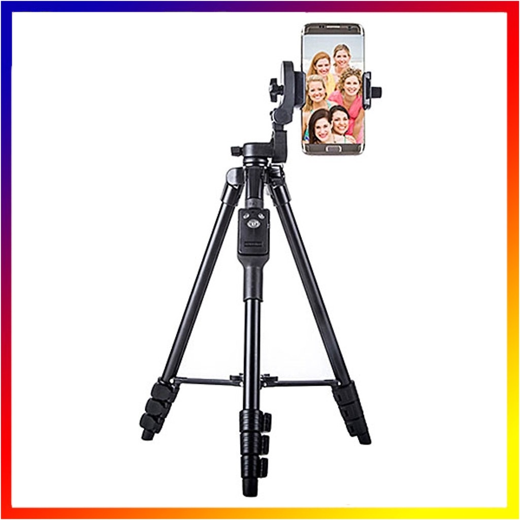 Tripod - Chân đế điện thoại, chân đế máy ảnh Yunteng VCT 5208 kiêm giá đỡ có remote Bluetooth điều khiển chụp từ xa