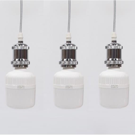 Bộ 3 dây đèn thả cổ điển bóng đèn led búp trụ trang trí 25w
