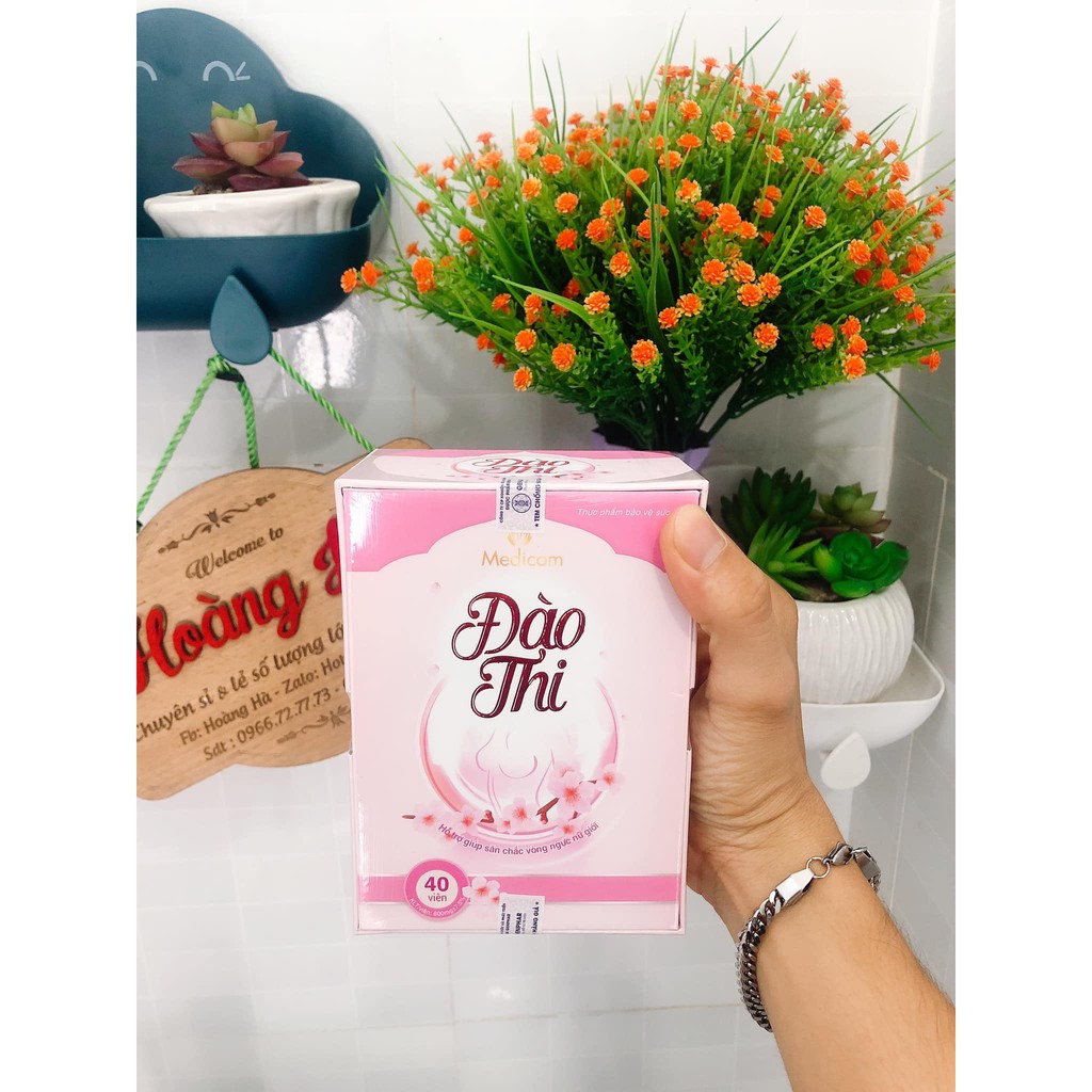 VIÊN UỐNG NỞ NGỰC ĐÀO THI Hộp 40 viên | BigBuy360 - bigbuy360.vn