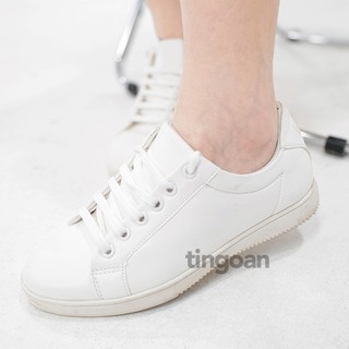 Giày da trắng basic tingoan LISA SNEAKER