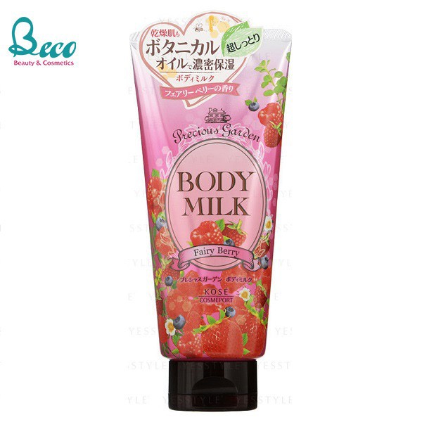 [Mỹ Phẩm Xách Tay]  Dưỡng Thể Body Milk Kose Precious Garden Nhật Bản  - Phụ Nữ Làm Đẹp