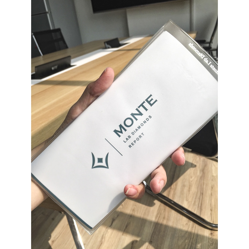 Kim cương nhân tạo Moissanite Monte cao cấp - nước D độ sạch VVS1, thử bút lên vạch đỏ