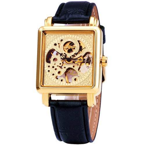 Đồng hồ cơ nam mặt vuông thời trang | BigBuy360 - bigbuy360.vn