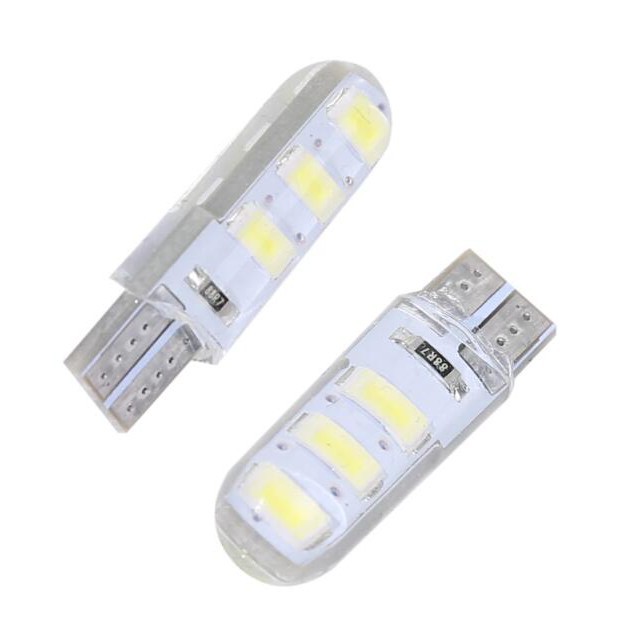 Đèn LED T10 6SMD CAN-BUS W5W 168 501 2825 sử dụng cho xe hơi tiện lợi