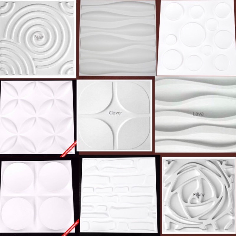 Tấm Nhựa ốp Tường 3D PVC