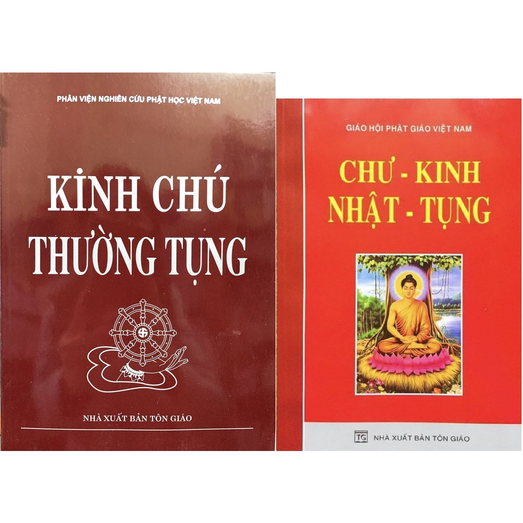 Sách - Combo Kinh chú thường tụng và Chư kinh nhật tụng