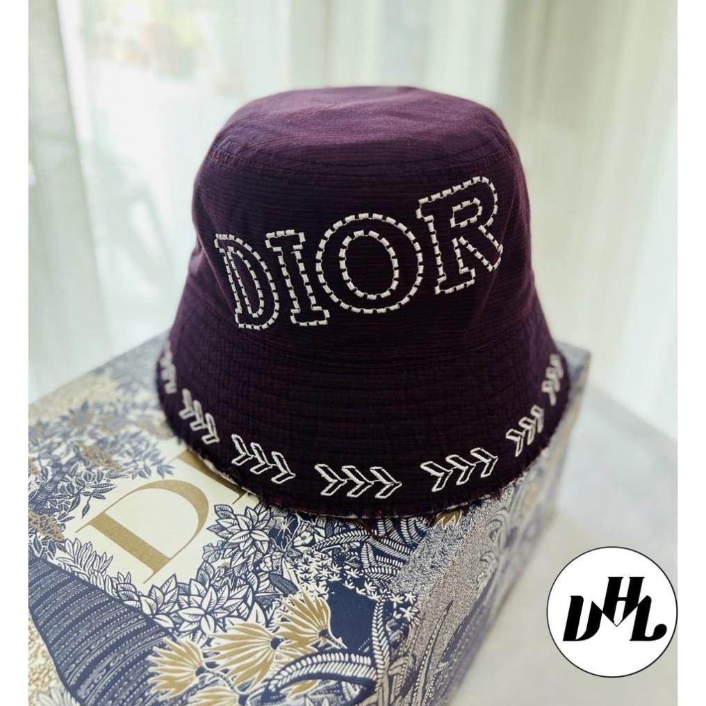 Mũ rộng vành, nón Bucket vành tròn DIOR vải Kaki dày chuẩn thời trang cá tính (Ảnh thật)_DR03
