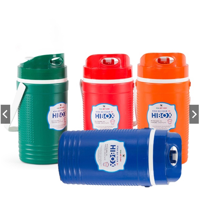 Bình Đá Có Quai Xách 2 Lít  Hibox  - Bền,Đẹp, Giữ Lạnh Lâu