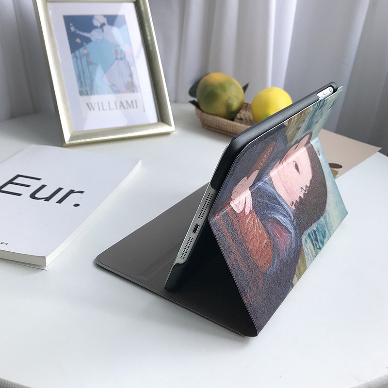 Ốp lưng da PU chống sốc dành cho máy tính bảng iPad 9.7 2017 2018 A1893 iPad 2/3/4/5/6 Air1/2/3 Mini12345