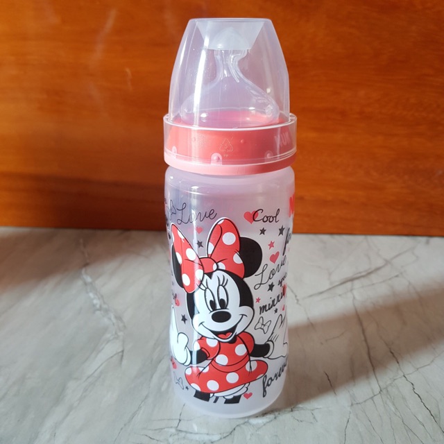 BÌNH SỮA CỔ RỘNG NUK MINNIE 300ml