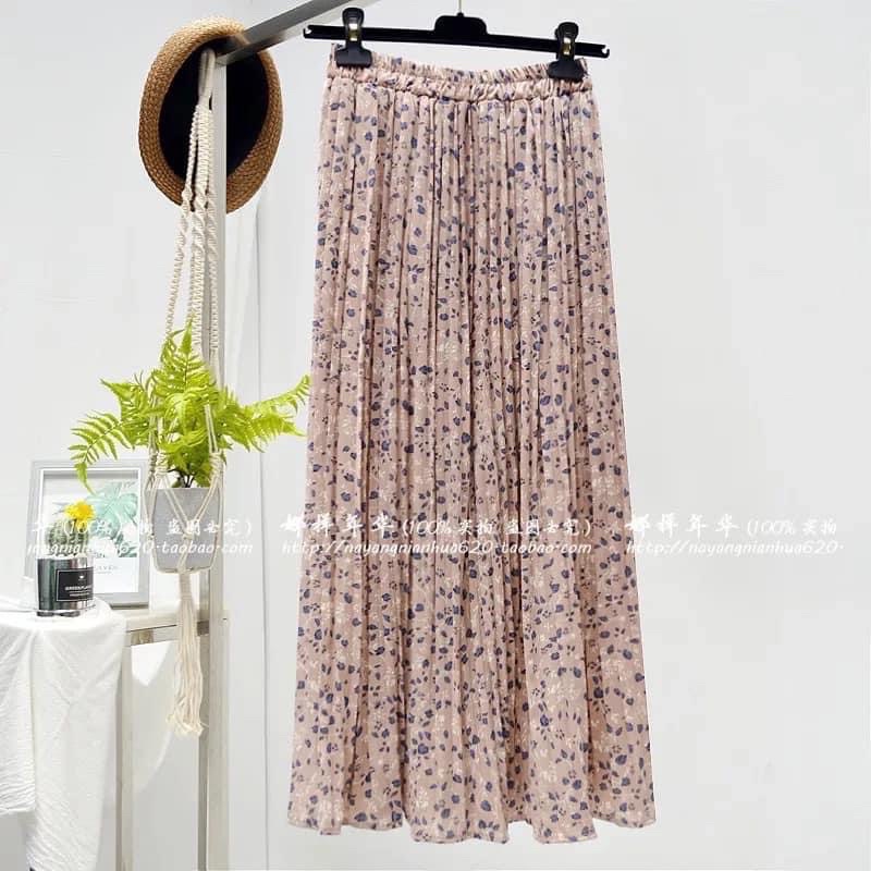 Chân váy hoa ❣️chân váy hoạ tiết ❣️chân váy xếp ly